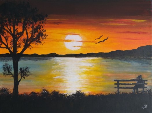 Alone at Sunset  70 €