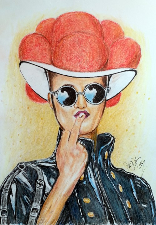 Schwarzwaldgirl mit Sonnenbrille-mini