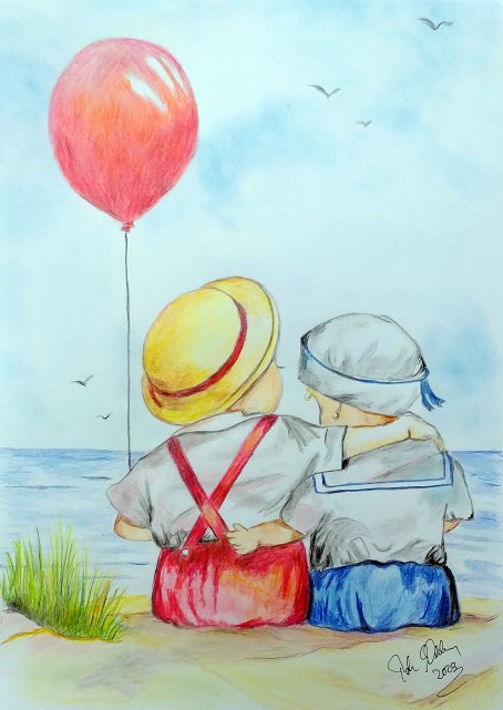 Kinder am Strand 70